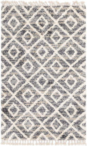 Gray 5' 1 x 8' Hygge Shag Rectangle Area Rug Thick Soft Touch Fluffy & Plush Shaggy Pile 100% Polypropylene With Jute Backing Modern Carpet for Sale at Rug Engine