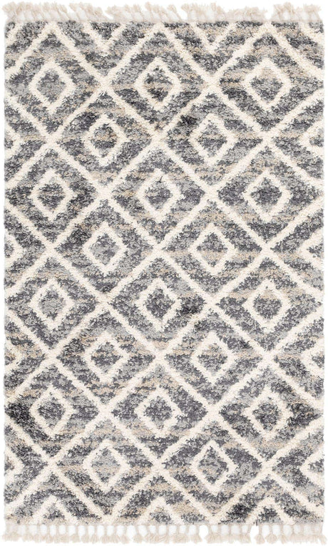 Gray 5' 1 x 8' Hygge Shag Rectangle Area Rug Thick Soft Touch Fluffy & Plush Shaggy Pile 100% Polypropylene With Jute Backing Modern Carpet for Sale at Rug Engine