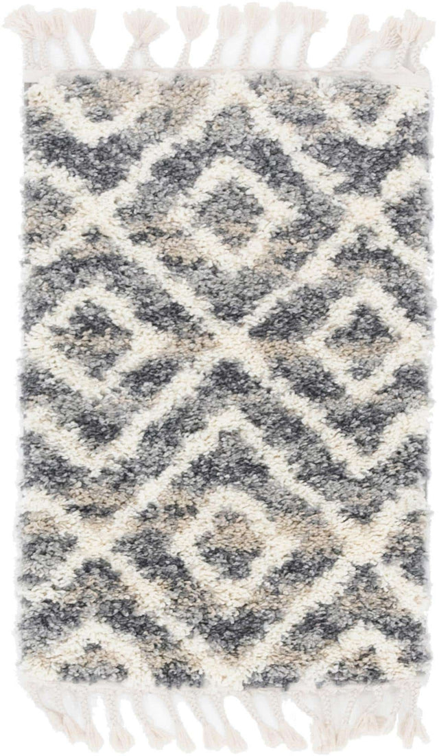 Gray 2' 2 x 3' 1 Hygge Shag Rectangle Area Rug Thick Soft Touch Fluffy & Plush Shaggy Pile 100% Polypropylene With Jute Backing Modern Carpet for Sale at Rug Engine