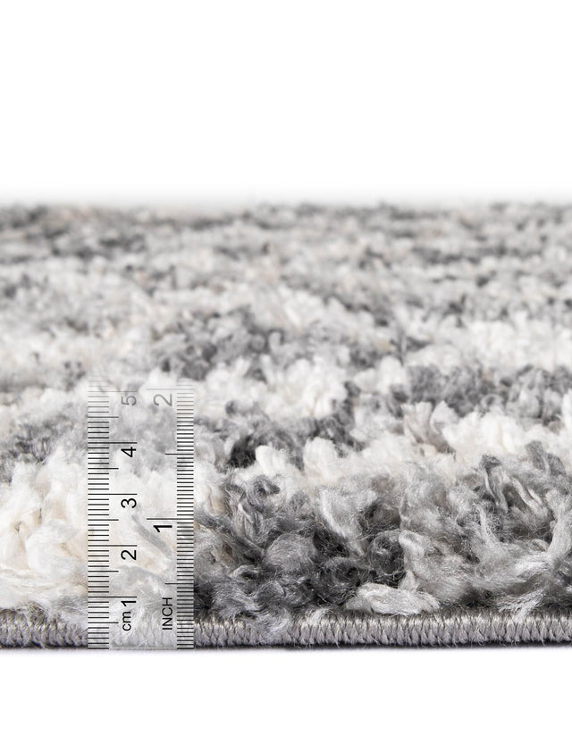 Gray 8' x 8' Hygge Shag Square Area Rug Thick Soft Touch Fluffy & Plush Shaggy Pile 100% Polypropylene With Jute Backing Modern Carpet for Sale at Rug Engine