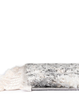 Gray 8' x 8' Hygge Shag Square Area Rug Thick Soft Touch Fluffy & Plush Shaggy Pile 100% Polypropylene With Jute Backing Modern Carpet for Sale at Rug Engine