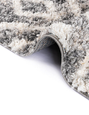 Gray 8' x 8' Hygge Shag Square Area Rug Thick Soft Touch Fluffy & Plush Shaggy Pile 100% Polypropylene With Jute Backing Modern Carpet for Sale at Rug Engine