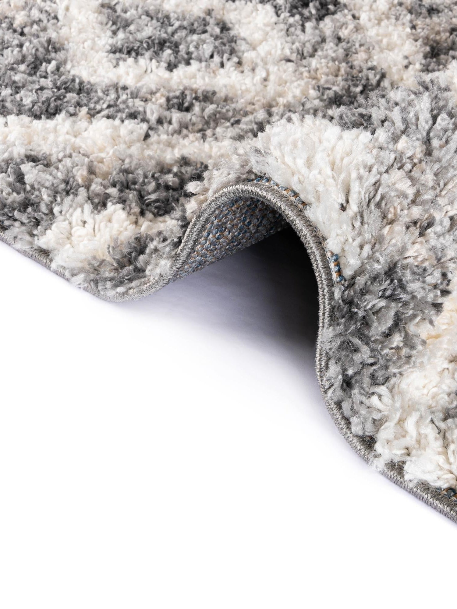 Gray 2' 7 x 8' 2 Hygge Shag Runner Area Rug Thick Soft Touch Fluffy & Plush Shaggy Pile 100% Polypropylene With Jute Backing Modern Carpet for Sale at Rug Engine