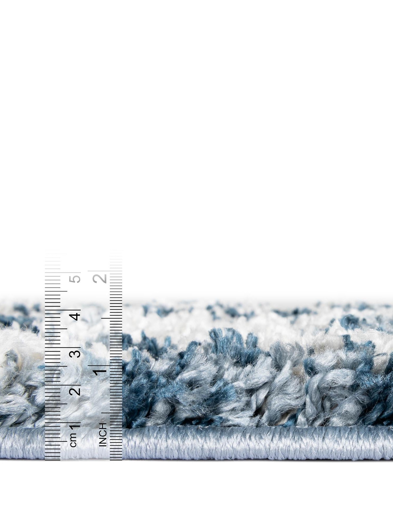 Blue 8' x 10' Hygge Shag Rectangle Area Rug Thick Soft Touch Fluffy & Plush Shaggy Pile 100% Polypropylene With Jute Backing Modern Carpet for Sale at Rug Engine