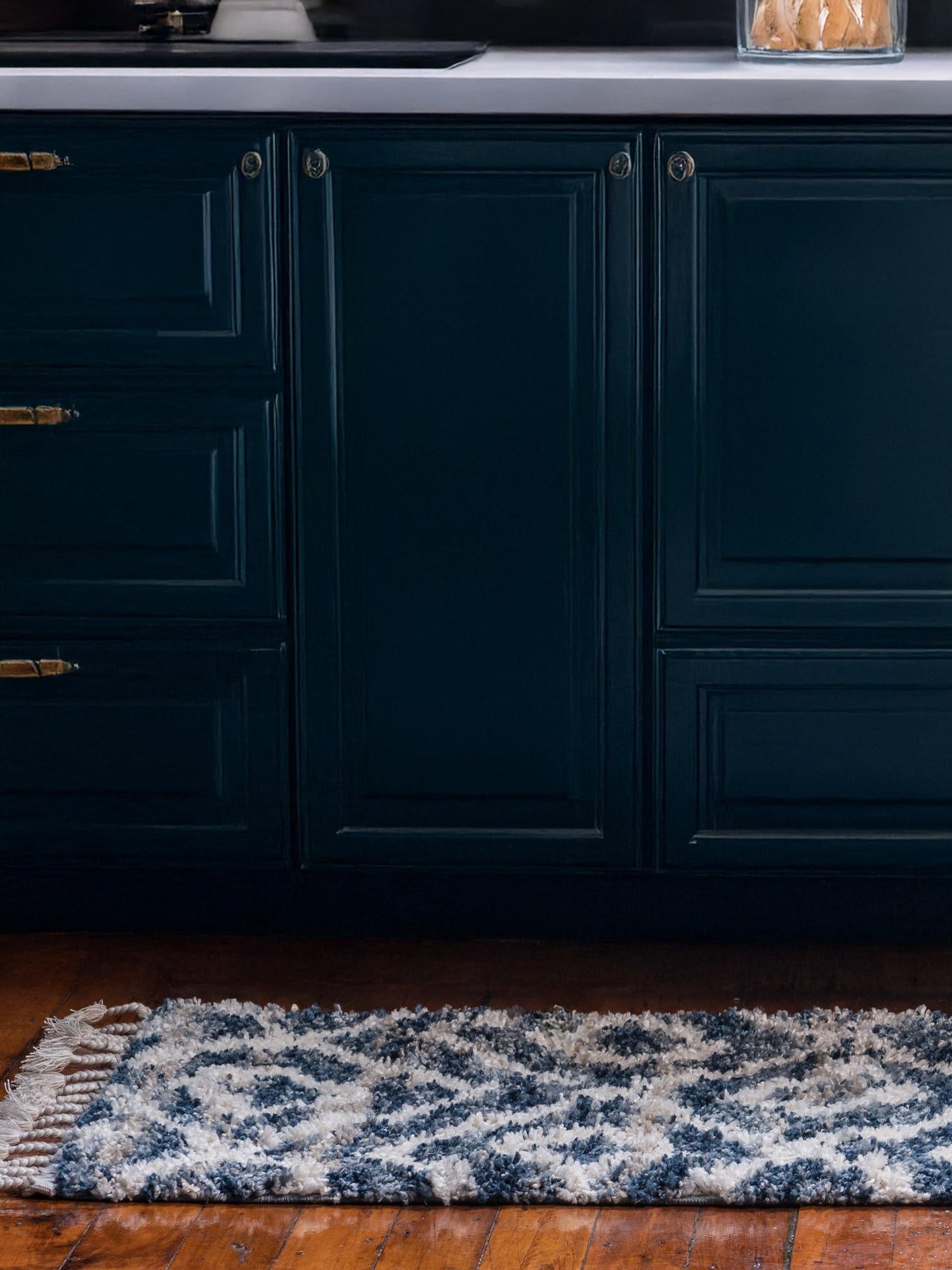 Blue 2' 2 x 6' 1 Hygge Shag Runner Area Rug Thick Soft Touch Fluffy & Plush Shaggy Pile 100% Polypropylene With Jute Backing Modern Carpet for Sale at Rug Engine