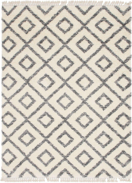 Ivory 9' x 12' 2 Hygge Shag Rectangle Area Rug Thick Soft Touch Fluffy & Plush Shaggy Pile 100% Polypropylene With Jute Backing Modern Carpet for Sale at Rug Engine