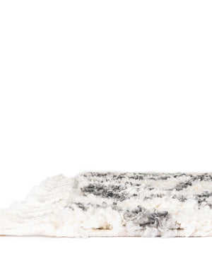 Ivory 5' 1 x 8' Hygge Shag Rectangle Area Rug Thick Soft Touch Fluffy & Plush Shaggy Pile 100% Polypropylene With Jute Backing Modern Carpet for Sale at Rug Engine