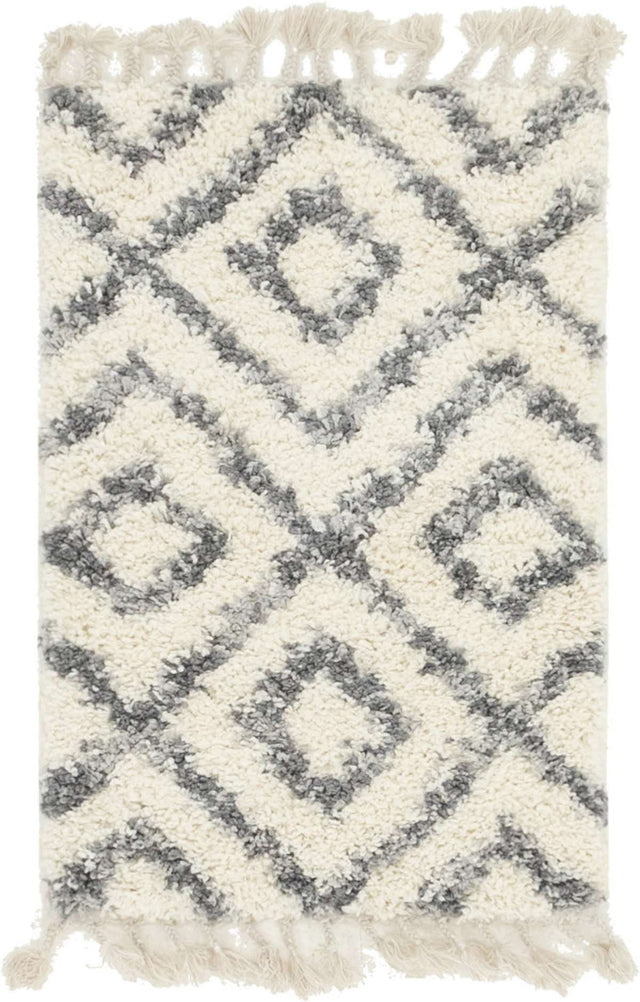 Ivory 2' 2 x 3' 1 Hygge Shag Rectangle Area Rug Thick Soft Touch Fluffy & Plush Shaggy Pile 100% Polypropylene With Jute Backing Modern Carpet for Sale at Rug Engine