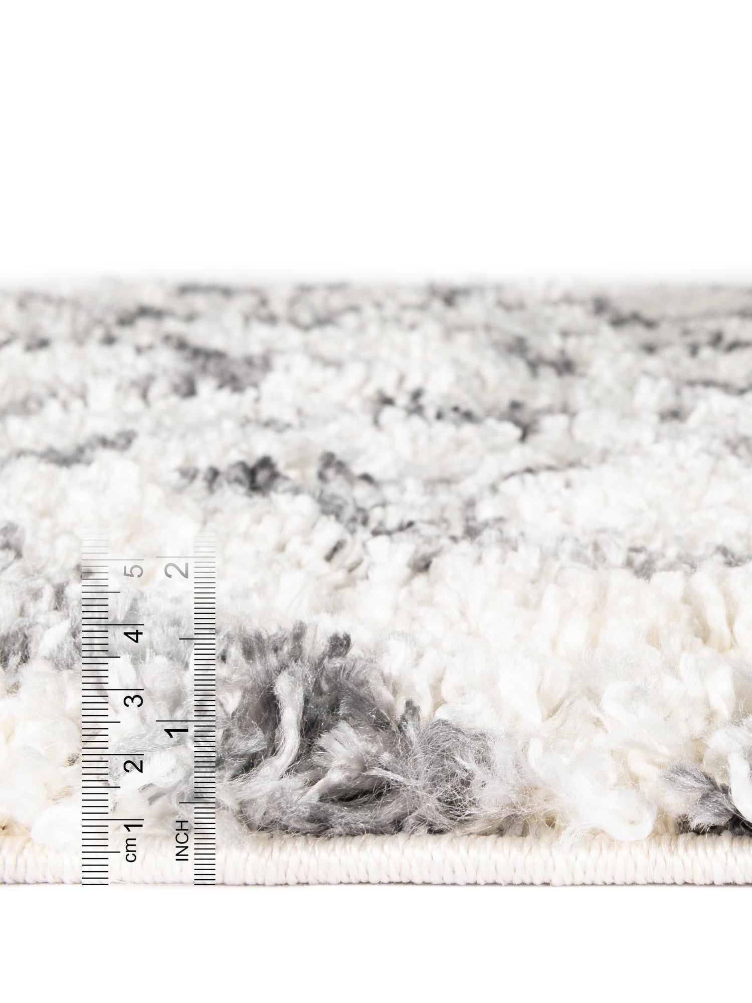Ivory 5' x 5' Hygge Shag Round Area Rug Thick Soft Touch Fluffy & Plush Shaggy Pile 100% Polypropylene With Jute Backing Modern Carpet for Sale at Rug Engine