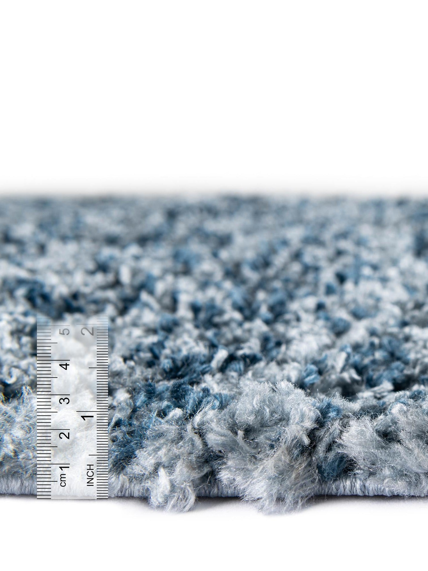Blue 5' 1 x 8' Hygge Shag Rectangle Area Rug Thick Soft Touch Fluffy & Plush Shaggy Pile 100% Polypropylene With Jute Backing Modern Carpet for Sale at Rug Engine