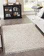Ivory 3' 3 x 5' 3 Hygge Shag Rectangle Area Rug Thick Soft Touch Fluffy & Plush Shaggy Pile 100% Polypropylene With Jute Backing Modern Carpet for Sale at Rug Engine