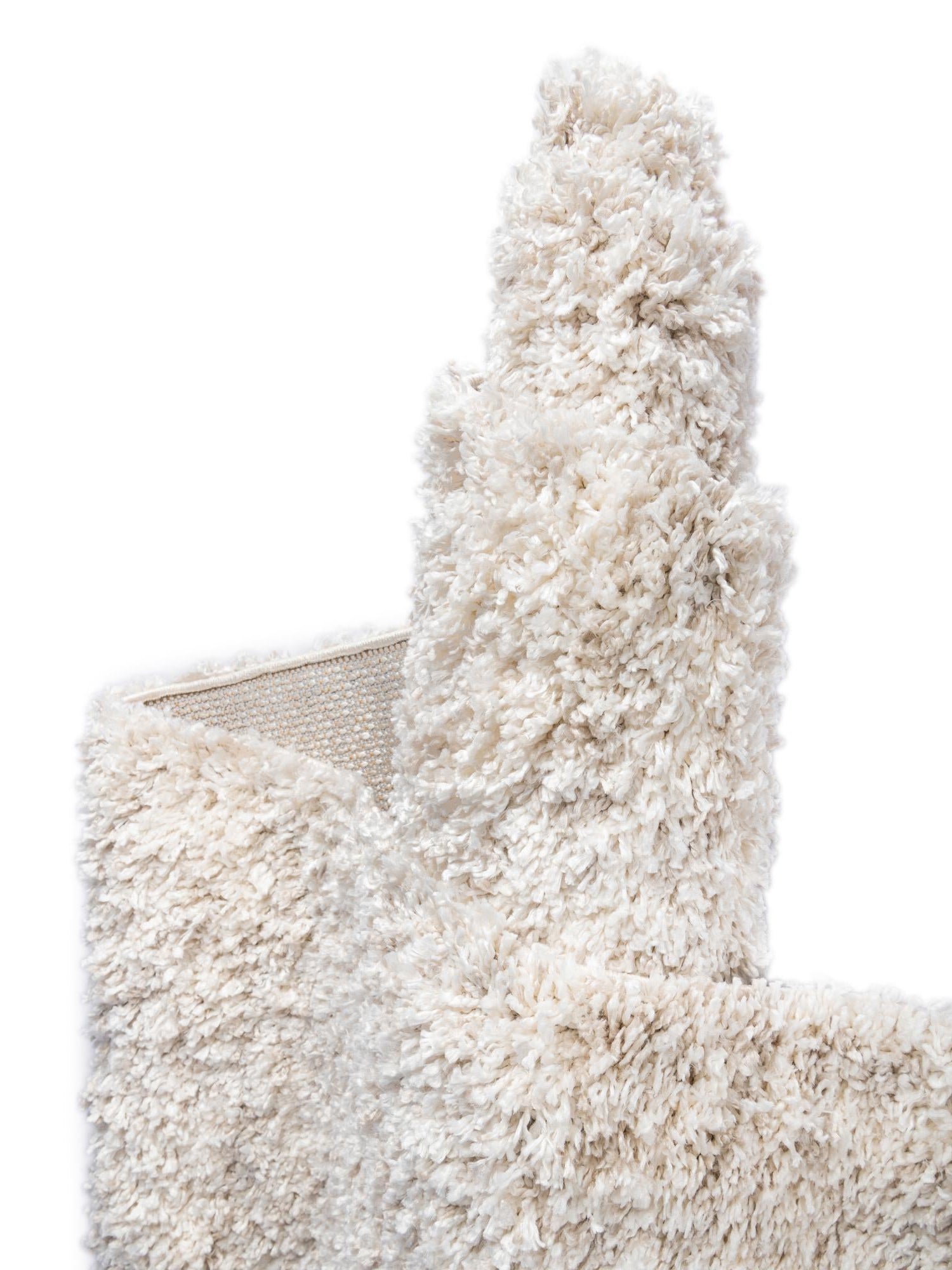 Ivory 10' x 14' 1 Hygge Shag Rectangle Area Rug Thick Soft Touch Fluffy & Plush Shaggy Pile 100% Polypropylene With Jute Backing Modern Carpet for Sale at Rug Engine