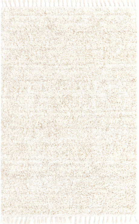 Ivory 5' 1 x 8' Hygge Shag Rectangle Area Rug Thick Soft Touch Fluffy & Plush Shaggy Pile 100% Polypropylene With Jute Backing Modern Carpet for Sale at Rug Engine