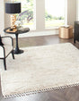 Ivory 8' x 8' Hygge Shag Square Area Rug Thick Soft Touch Fluffy & Plush Shaggy Pile 100% Polypropylene With Jute Backing Modern Carpet for Sale at Rug Engine