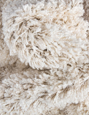 Ivory 10' x 10' Hygge Shag Round Area Rug Thick Soft Touch Fluffy & Plush Shaggy Pile 100% Polypropylene With Jute Backing Modern Carpet for Sale at Rug Engine