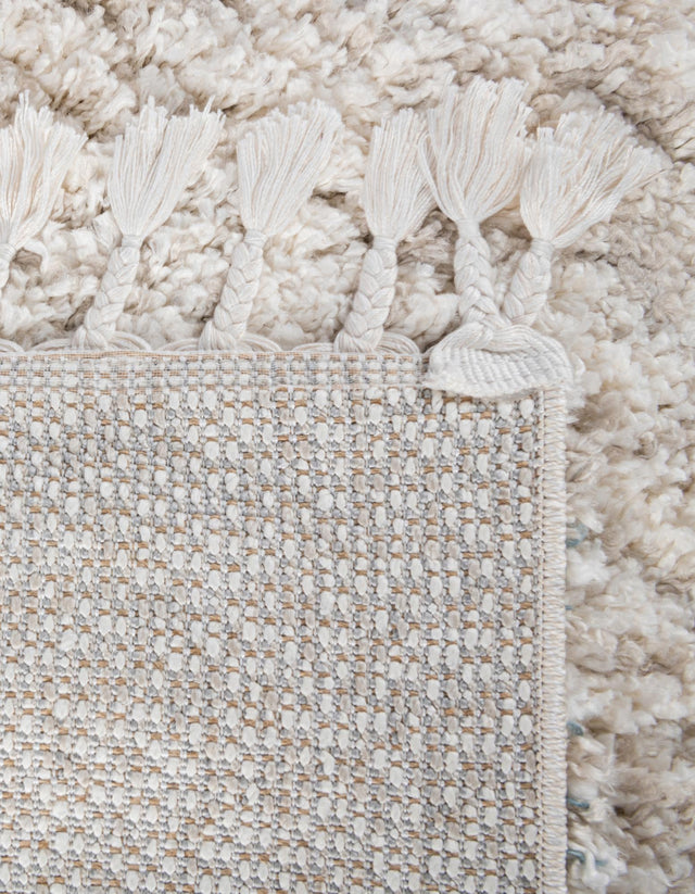 Ivory 2' 7 x 12' Hygge Shag Runner Area Rug Thick Soft Touch Fluffy & Plush Shaggy Pile 100% Polypropylene With Jute Backing Modern Carpet for Sale at Rug Engine