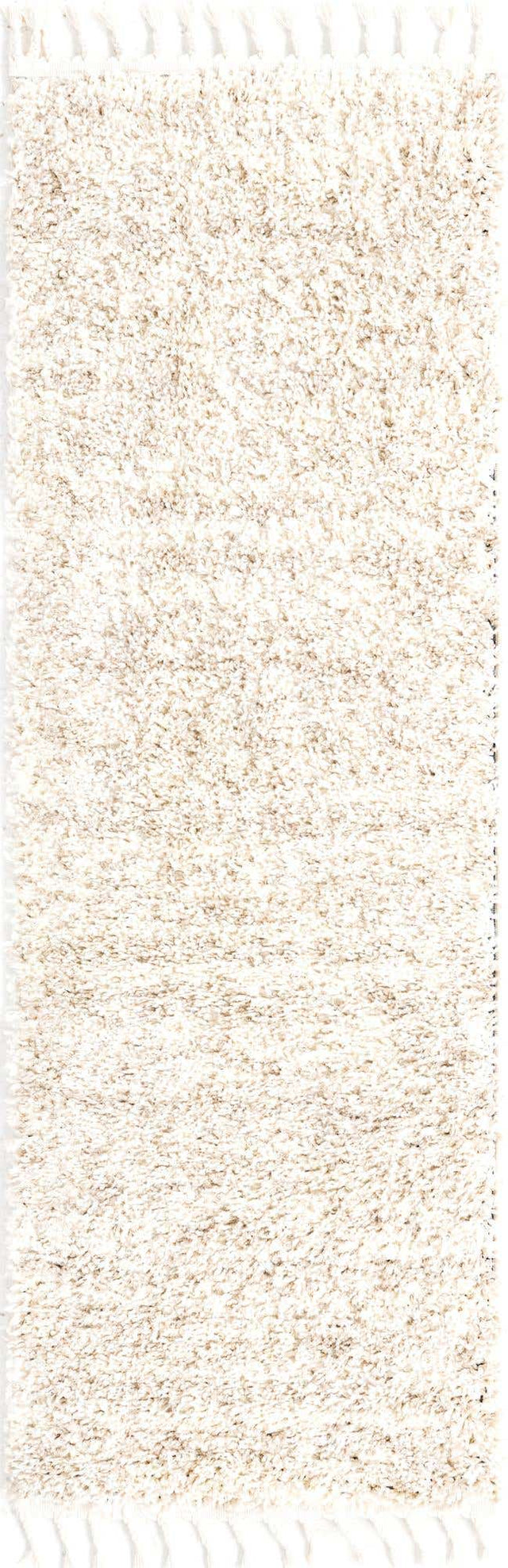 Ivory 2' 2 x 6' 1 Hygge Shag Runner Area Rug Thick Soft Touch Fluffy & Plush Shaggy Pile 100% Polypropylene With Jute Backing Modern Carpet for Sale at Rug Engine