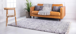 Gray 2' 2 x 3' 1 Hygge Shag Rectangle Area Rug Thick Soft Touch Fluffy & Plush Shaggy Pile 100% Polypropylene With Jute Backing Modern Carpet for Sale at Rug Engine
