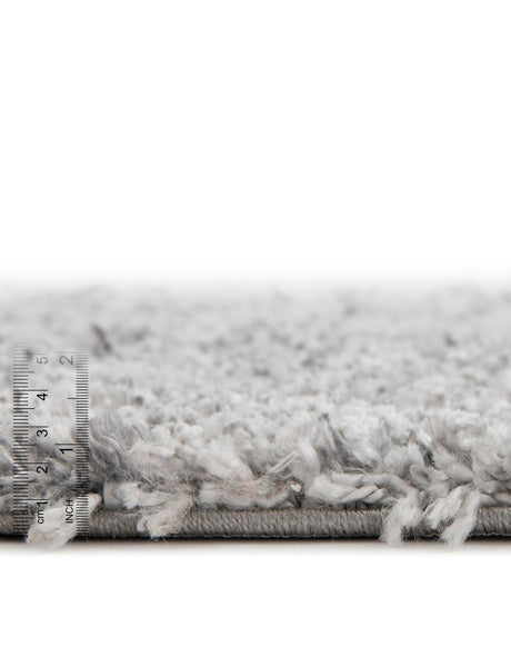 Gray 4' 1 x 6' 1 Hygge Shag Rectangle Area Rug Thick Soft Touch Fluffy & Plush Shaggy Pile 100% Polypropylene With Jute Backing Modern Carpet for Sale at Rug Engine