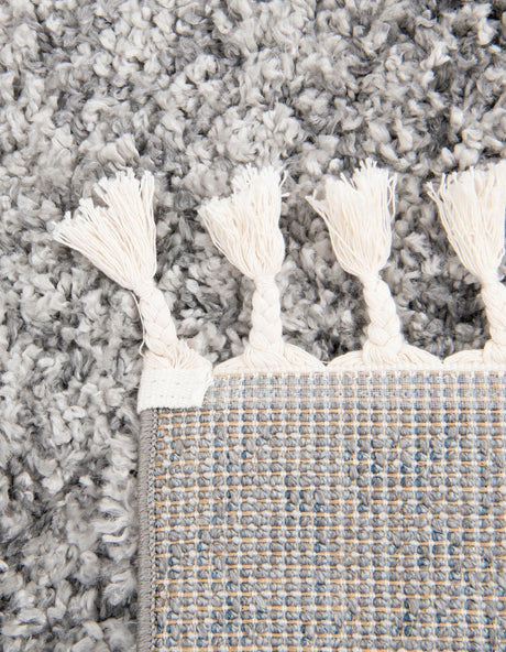Gray 5' 1 x 8' Hygge Shag Rectangle Area Rug Thick Soft Touch Fluffy & Plush Shaggy Pile 100% Polypropylene With Jute Backing Modern Carpet for Sale at Rug Engine
