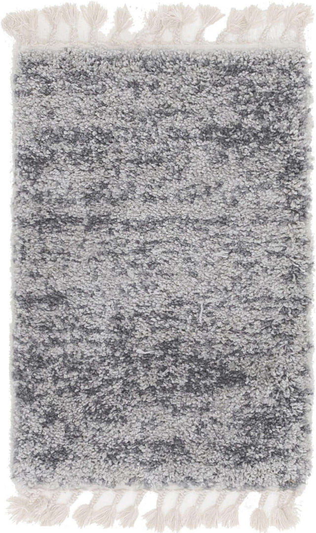 Gray 2' 2 x 3' 1 Hygge Shag Rectangle Area Rug Thick Soft Touch Fluffy & Plush Shaggy Pile 100% Polypropylene With Jute Backing Modern Carpet for Sale at Rug Engine