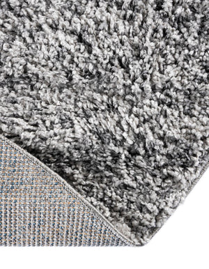 Gray 3' 3 x 3' 3 Hygge Shag Round Area Rug Thick Soft Touch Fluffy & Plush Shaggy Pile 100% Polypropylene With Jute Backing Modern Carpet for Sale at Rug Engine