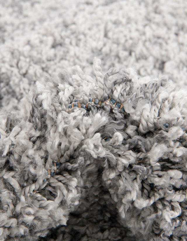 Gray 2' 7 x 8' 2 Hygge Shag Runner Area Rug Thick Soft Touch Fluffy & Plush Shaggy Pile 100% Polypropylene With Jute Backing Modern Carpet for Sale at Rug Engine