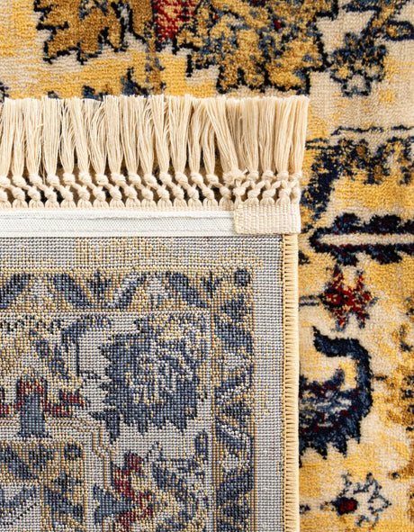 Ivory 4' x 6' District Rectangle Area Rug 100% Polypropylene Easy Clean Stain Resistant Traditional Pattern Classic Carpet for Indoor Dining Living Office for Sale at Rug Engine