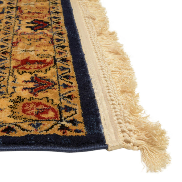 Blue 3' 3 x 5' 3 District Rectangle Area Rug 100% Polypropylene Easy Clean Stain Resistant Traditional Pattern Classic Carpet for Indoor Dining Living Office for Sale at Rug Engine