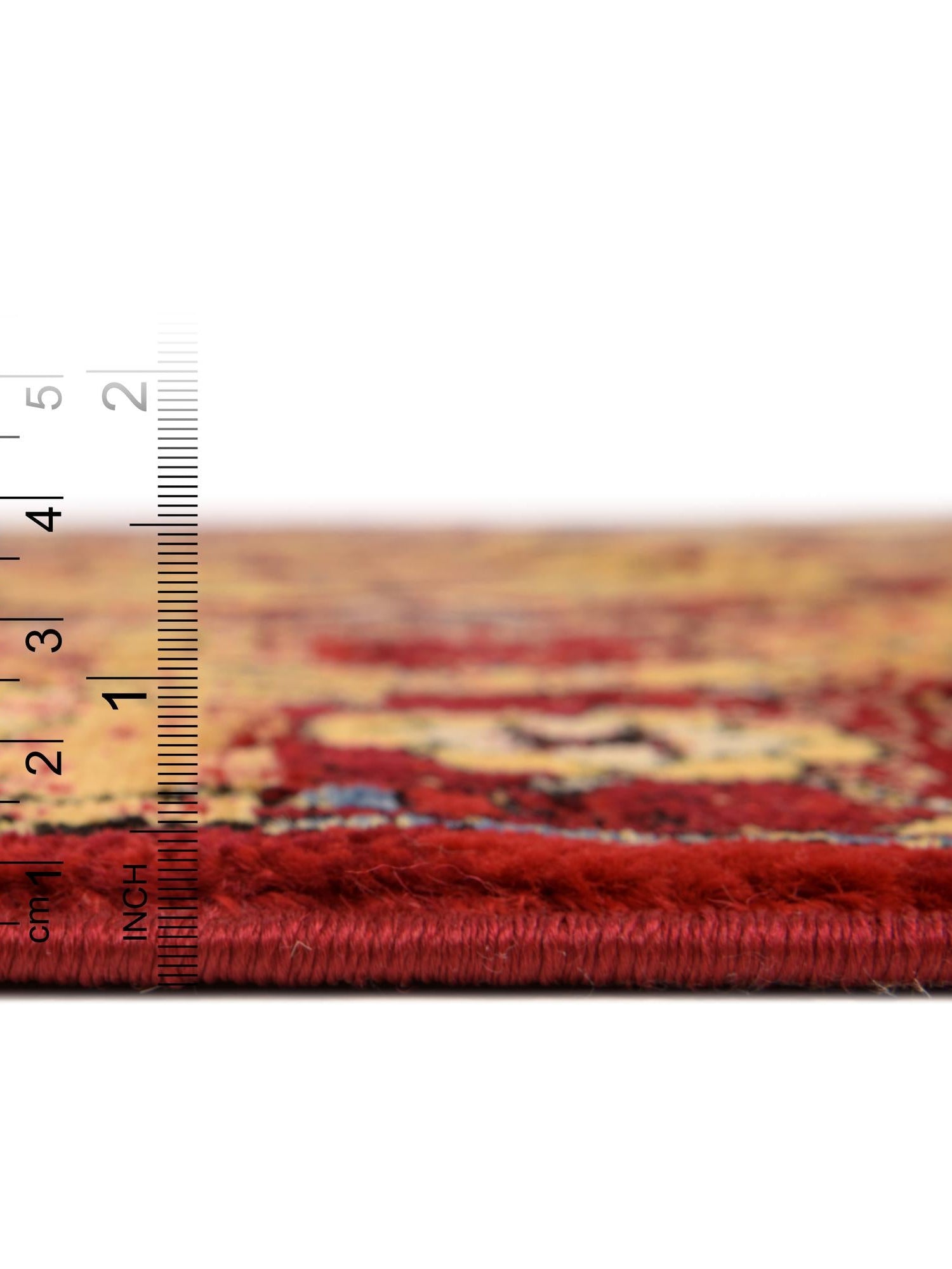 Red 5' 3 x 8' District Rectangle Area Rug 100% Polypropylene Easy Clean Stain Resistant Traditional Pattern Classic Carpet for Indoor Dining Living Office for Sale at Rug Engine