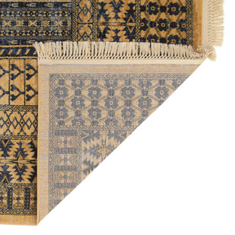 Beige 5' 3 x 8' District Rectangle Area Rug 100% Polypropylene Easy Clean Stain Resistant Traditional Pattern Classic Carpet for Indoor Dining Living Office for Sale at Rug Engine