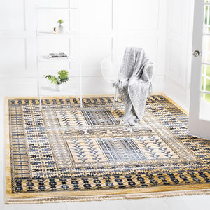 Beige 8' x 8' District Square Area Rug 100% Polypropylene Easy Clean Stain Resistant Traditional Pattern Classic Carpet for Indoor Dining Living Office for Sale at Rug Engine
