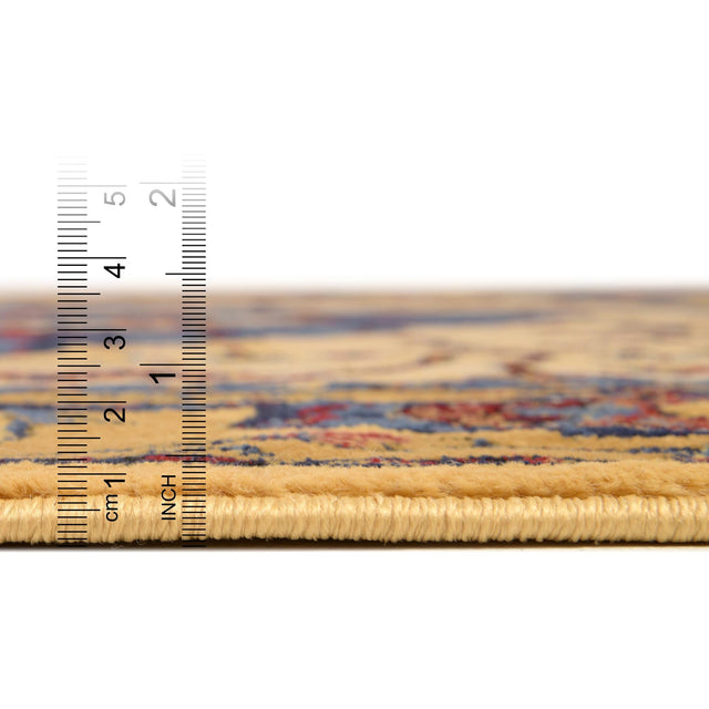 Blue 3' 3 x 5' 3 District Rectangle Area Rug 100% Polypropylene Easy Clean Stain Resistant Traditional Pattern Classic Carpet for Indoor Dining Living Office for Sale at Rug Engine