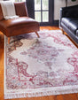 Cream 5' 1 x 7' 5 Qom Bamboo Silk Rectangle Area Rug 100% Bamboo Silk with Cotton Backing Luxury Traditional Design Carpet for Interior Design for Sale at Rug Engine