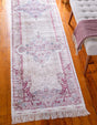 Cream 2' 7 x 9' 10 Qom Bamboo Silk Runner Area Rug 100% Bamboo Silk with Cotton Backing Luxury Traditional Design Carpet for Interior Design for Sale at Rug Engine