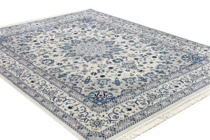 Cream 5' x 8' Classical Rectangle Area Rug Traditional Classic Pattern Design Carpet for Indoor Living Room, Dining, Office, Den, Basement for Sale at Rug Engine