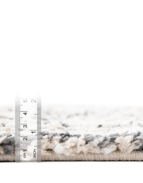 Gray 2' 7 x 8' 2 Hygge Shag Runner Area Rug Thick Soft Touch Fluffy & Plush Shaggy Pile 100% Polypropylene With Jute Backing Modern Carpet for Sale at Rug Engine