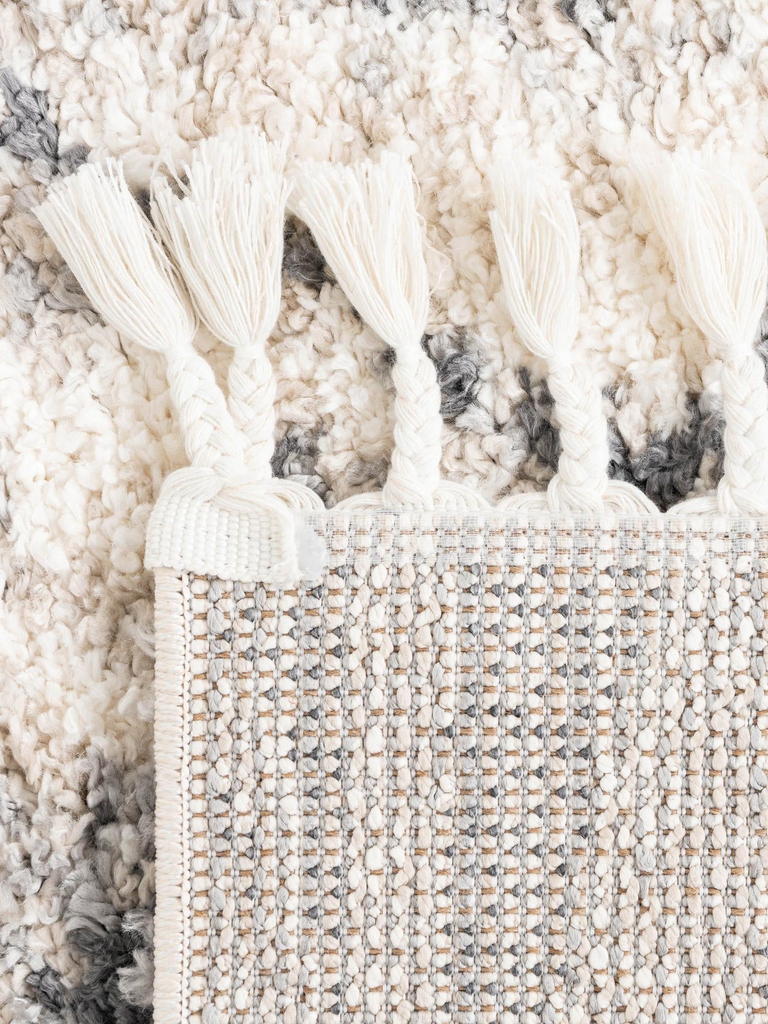 Gray 2' 2 x 6' 1 Hygge Shag Runner Area Rug Thick Soft Touch Fluffy & Plush Shaggy Pile 100% Polypropylene With Jute Backing Modern Carpet for Sale at Rug Engine