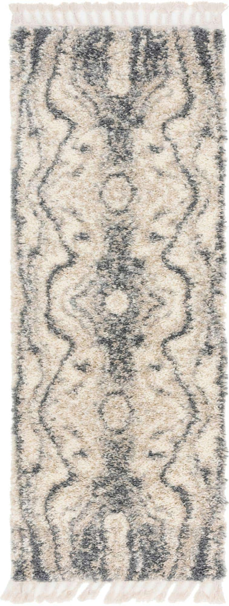 Gray 2' 2 x 6' 1 Hygge Shag Runner Area Rug Thick Soft Touch Fluffy & Plush Shaggy Pile 100% Polypropylene With Jute Backing Modern Carpet for Sale at Rug Engine
