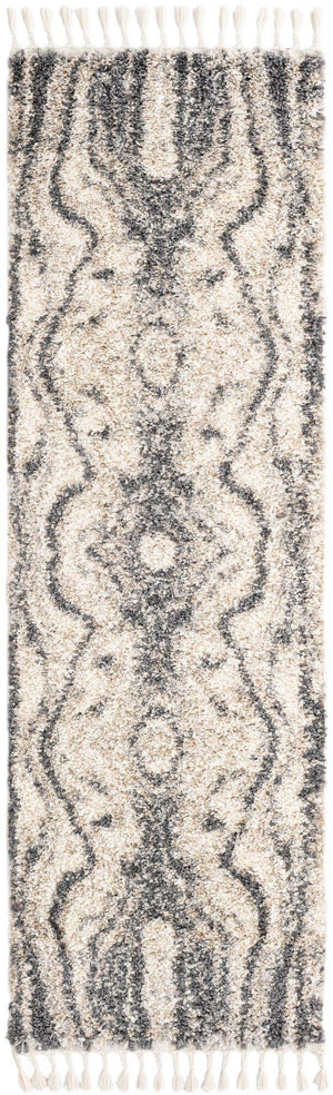 Gray 2' 7 x 8' 2 Hygge Shag Runner Area Rug Thick Soft Touch Fluffy & Plush Shaggy Pile 100% Polypropylene With Jute Backing Modern Carpet for Sale at Rug Engine