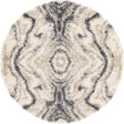Gray 5' x 5' Hygge Shag Round Area Rug Thick Soft Touch Fluffy & Plush Shaggy Pile 100% Polypropylene With Jute Backing Modern Carpet for Sale at Rug Engine