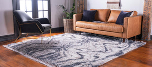 Gray 8' x 8' Hygge Shag Square Area Rug Thick Soft Touch Fluffy & Plush Shaggy Pile 100% Polypropylene With Jute Backing Modern Carpet for Sale at Rug Engine