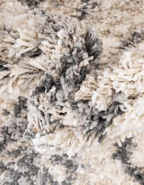 Gray 8' x 10' Hygge Shag Rectangle Area Rug Thick Soft Touch Fluffy & Plush Shaggy Pile 100% Polypropylene With Jute Backing Modern Carpet for Sale at Rug Engine