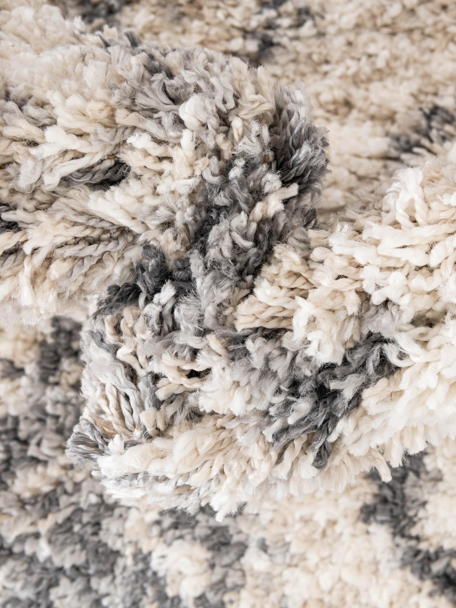 Gray 9' x 12' 2 Hygge Shag Rectangle Area Rug Thick Soft Touch Fluffy & Plush Shaggy Pile 100% Polypropylene With Jute Backing Modern Carpet for Sale at Rug Engine
