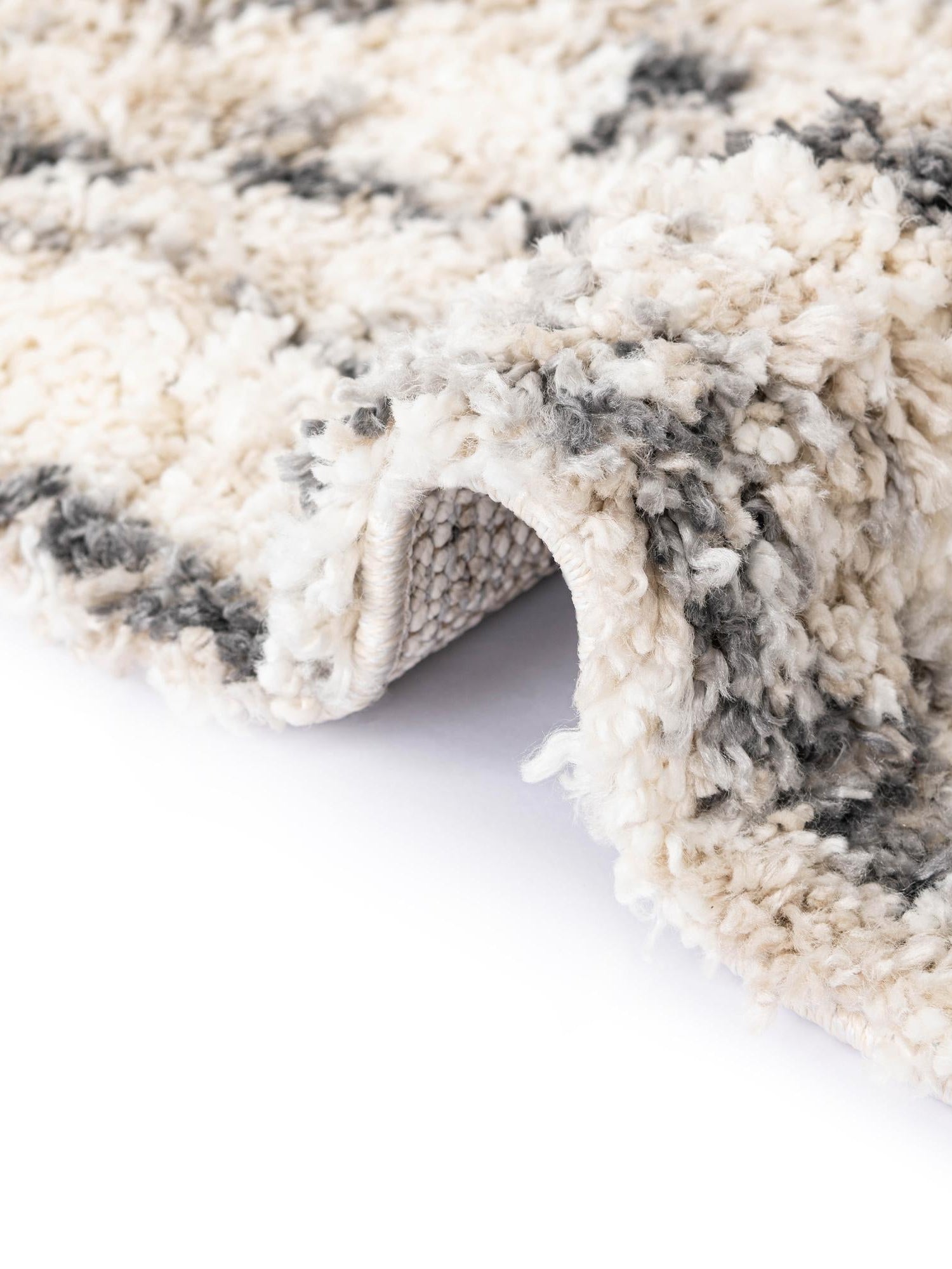 Gray 8' x 10' Hygge Shag Rectangle Area Rug Thick Soft Touch Fluffy & Plush Shaggy Pile 100% Polypropylene With Jute Backing Modern Carpet for Sale at Rug Engine