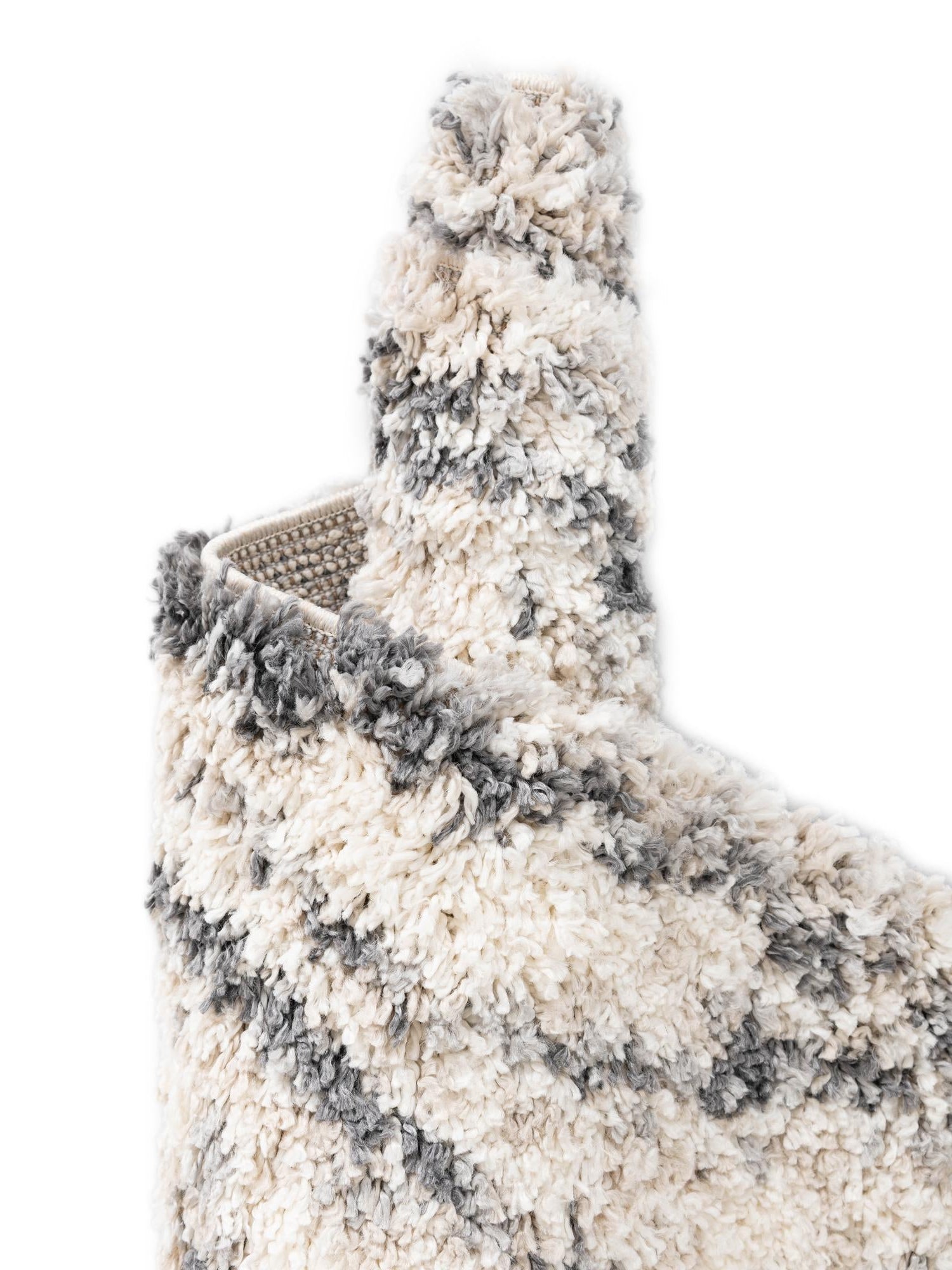 Gray 8' x 10' Hygge Shag Rectangle Area Rug Thick Soft Touch Fluffy & Plush Shaggy Pile 100% Polypropylene With Jute Backing Modern Carpet for Sale at Rug Engine