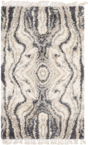 Gray 5' 1 x 8' Hygge Shag Rectangle Area Rug Thick Soft Touch Fluffy & Plush Shaggy Pile 100% Polypropylene With Jute Backing Modern Carpet for Sale at Rug Engine