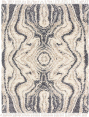 Gray 8' x 10' Hygge Shag Rectangle Area Rug Thick Soft Touch Fluffy & Plush Shaggy Pile 100% Polypropylene With Jute Backing Modern Carpet for Sale at Rug Engine