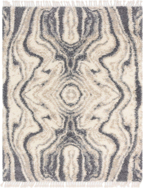 Gray 8' x 10' Hygge Shag Rectangle Area Rug Thick Soft Touch Fluffy & Plush Shaggy Pile 100% Polypropylene With Jute Backing Modern Carpet for Sale at Rug Engine