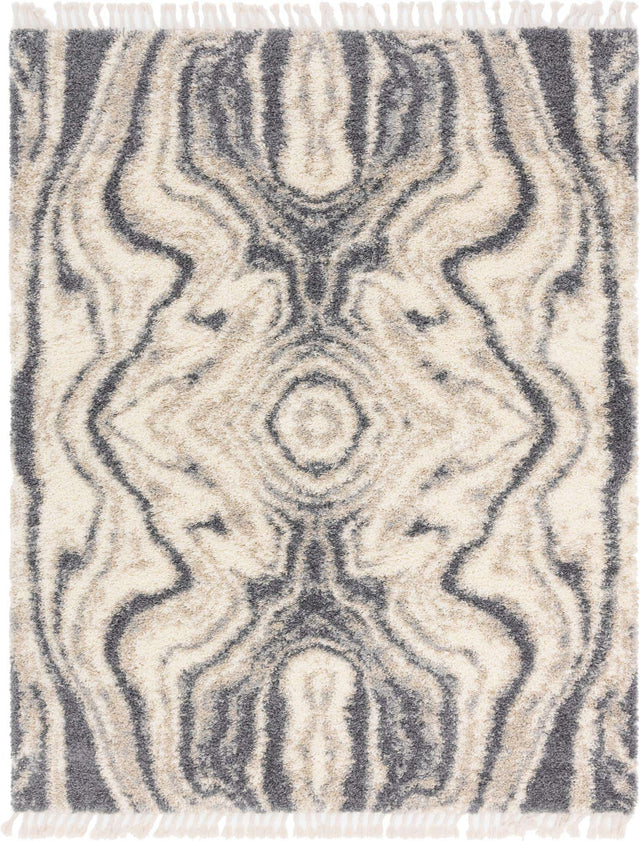 Gray 8' x 10' Hygge Shag Rectangle Area Rug Thick Soft Touch Fluffy & Plush Shaggy Pile 100% Polypropylene With Jute Backing Modern Carpet for Sale at Rug Engine